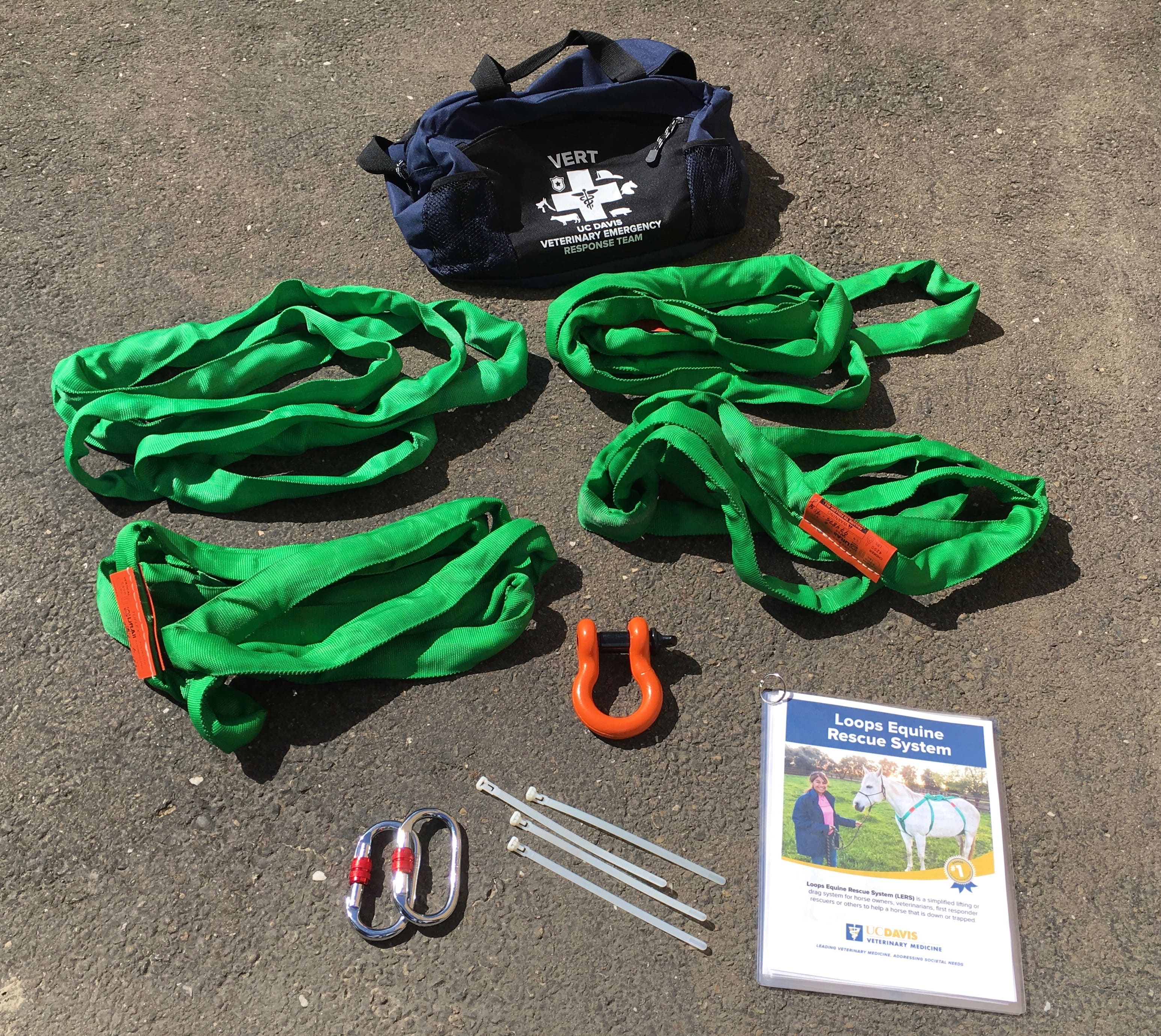 Contents of Loops Equine Rescue System